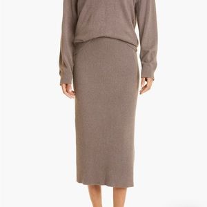 Rails Bettie Ribbed Cotton & Cashmere Skirt